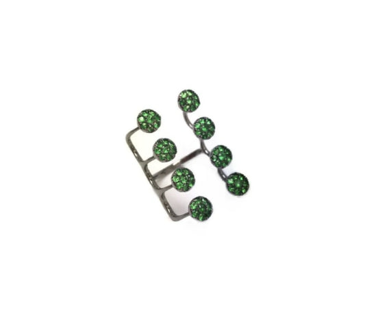18K Gold with Gemstones Ring from Aurore Collection