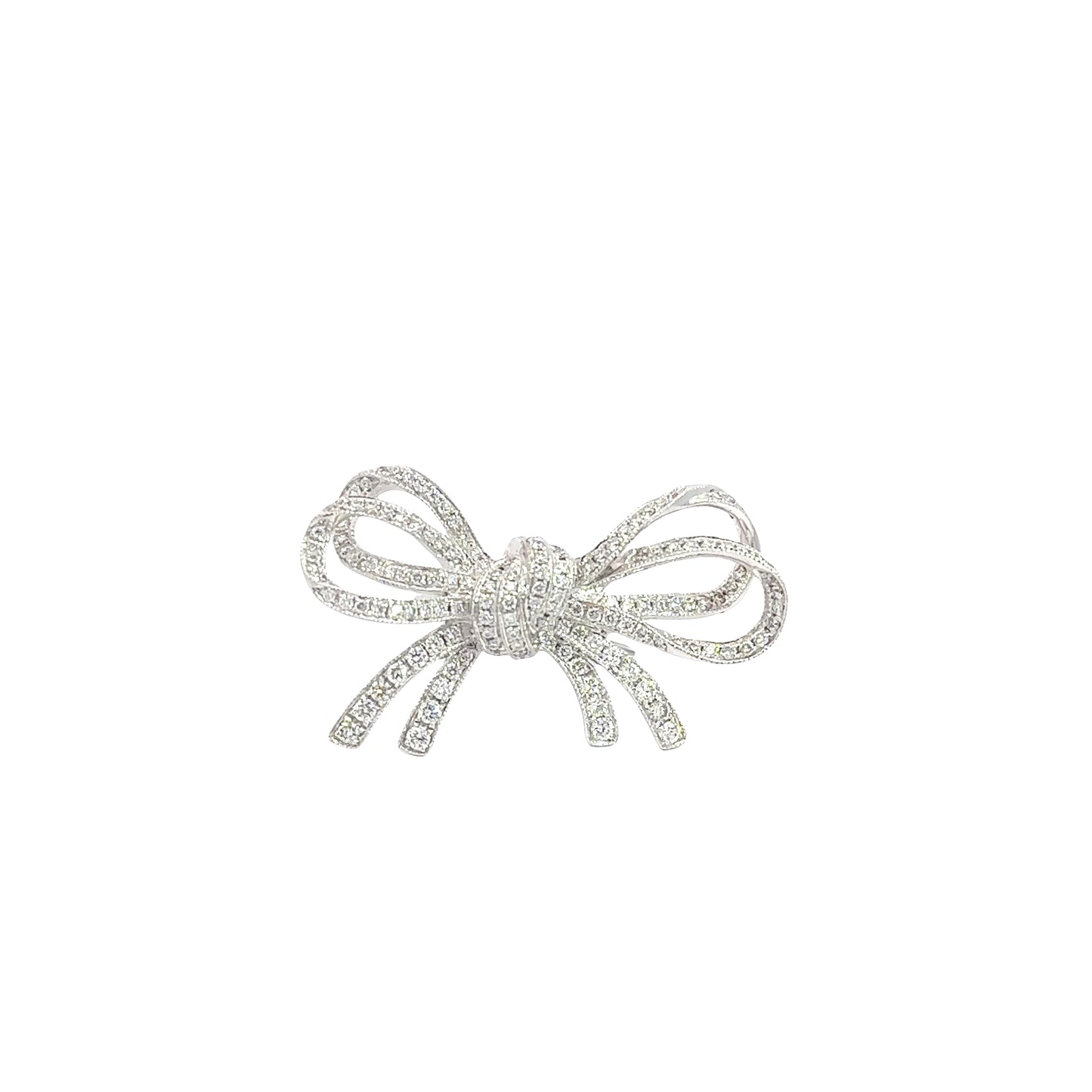 White gold with White Diamond Ring
