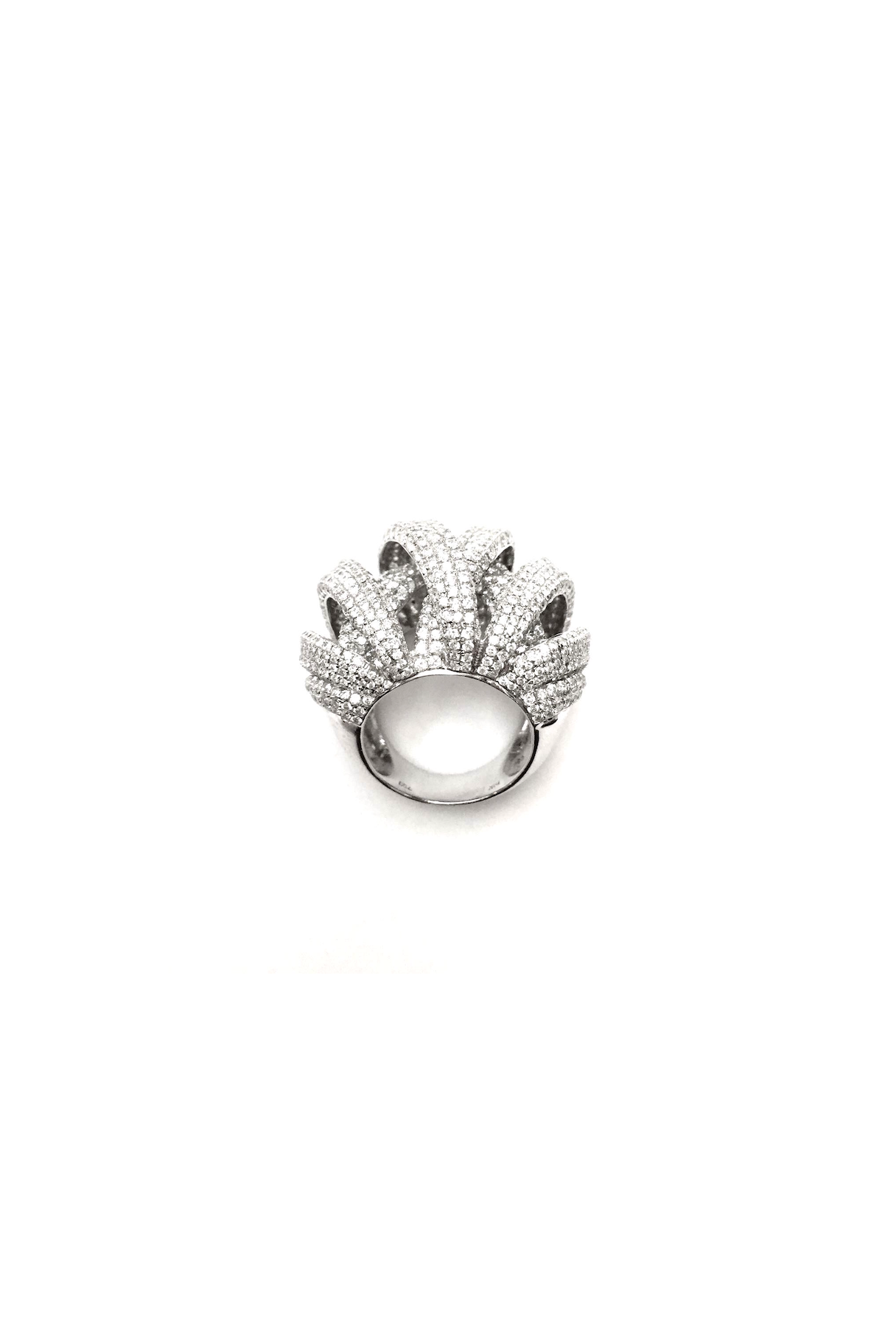 White Gold with White Diamond Ring