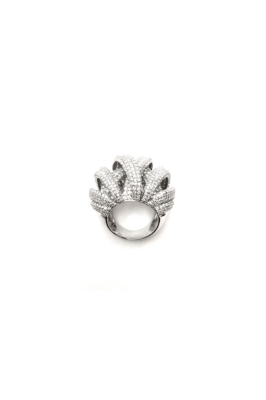 White Gold with White Diamond Ring