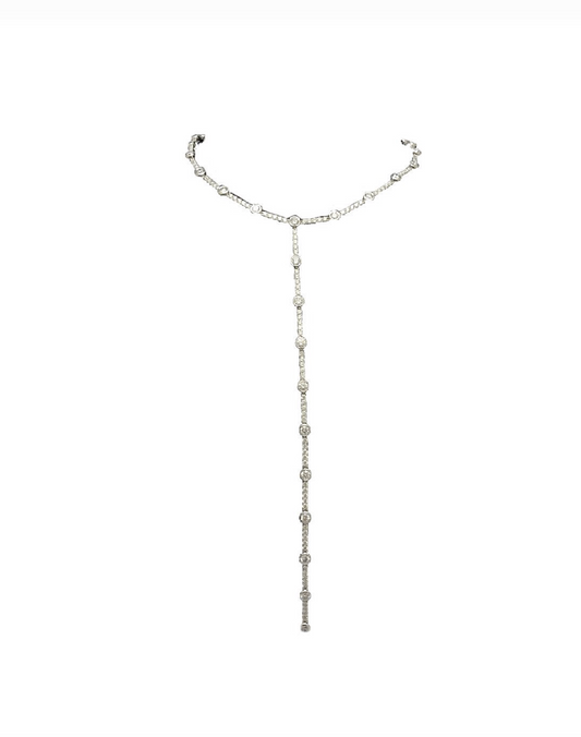 White Gold with White Diamond Necklace