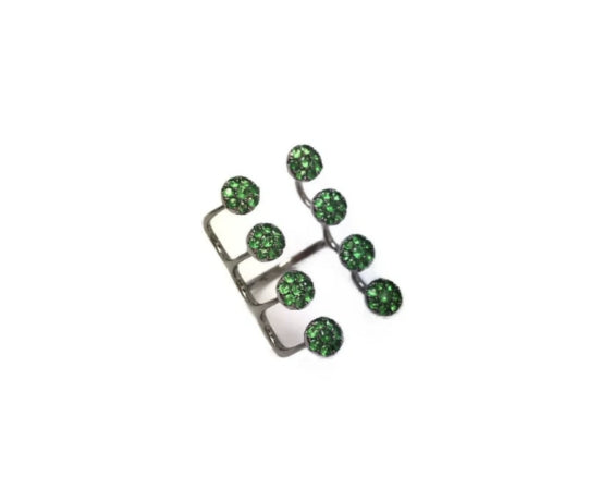 18K Gold with Gemstones Ring from Aurore Collection