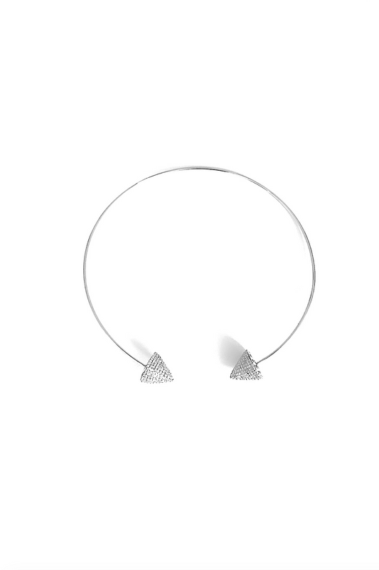 White Gold with white Diamond Choker from Couture Collection
