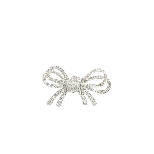 White gold with White Diamond Ring